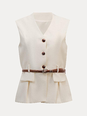 Костюм (85083 жилет+юбка)